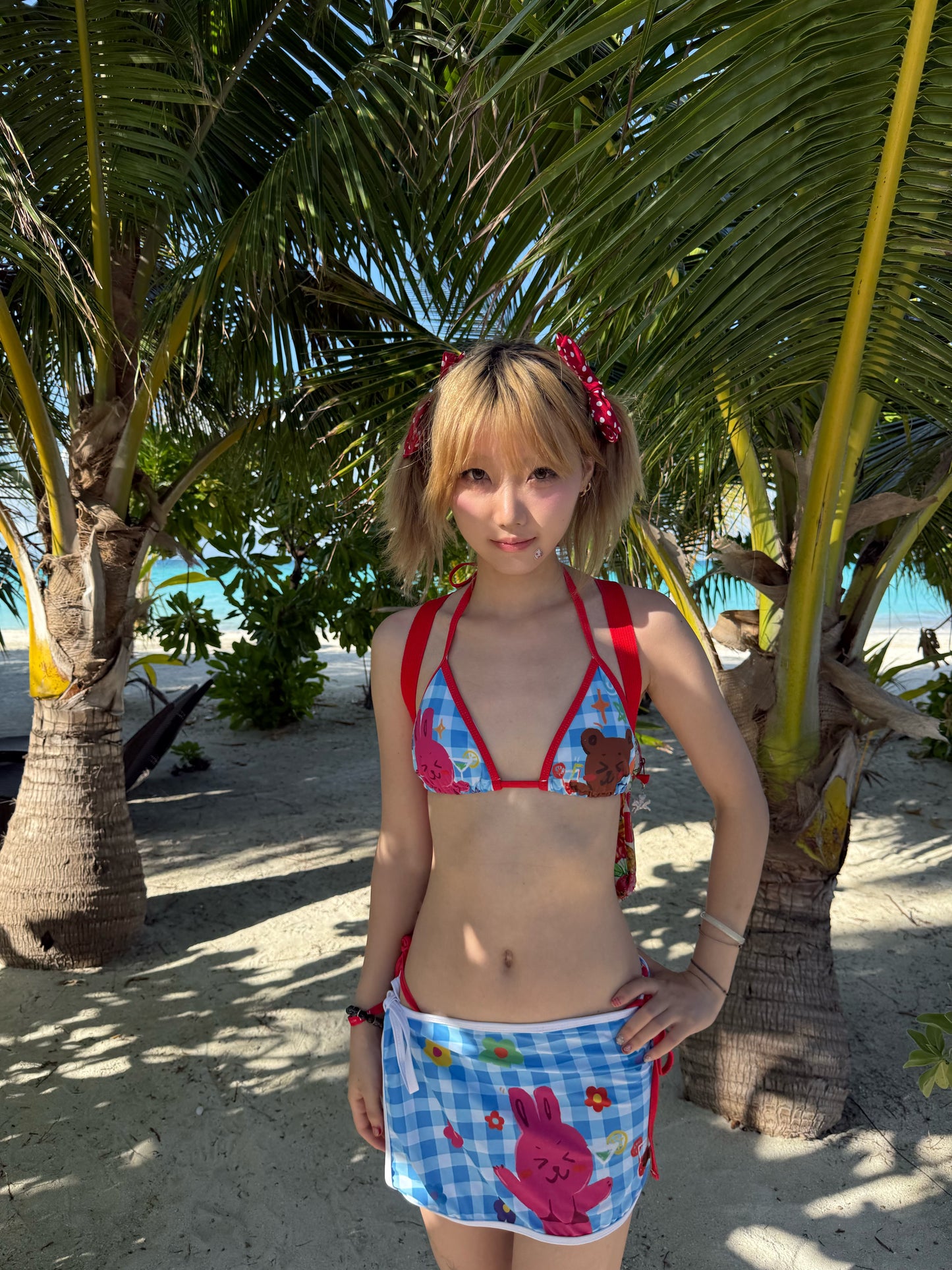 ピクニックパルズ ブルー ビキニセット Picnic Pals Blue Bikini Set