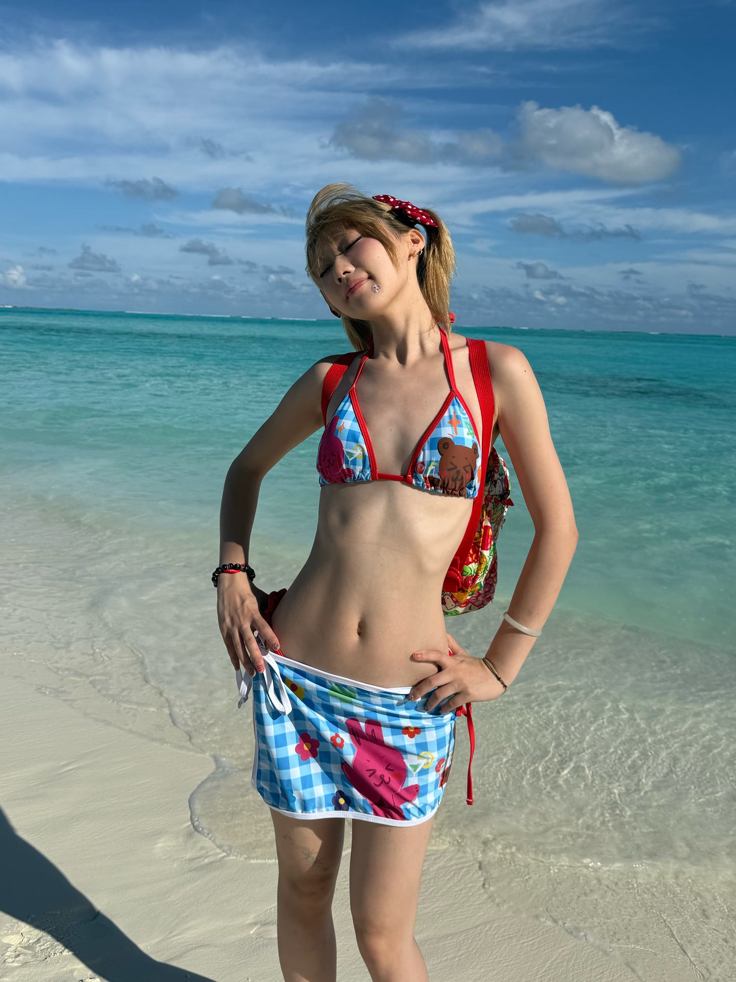 ピクニックパルズ ブルー ビキニセット Picnic Pals Blue Bikini Set