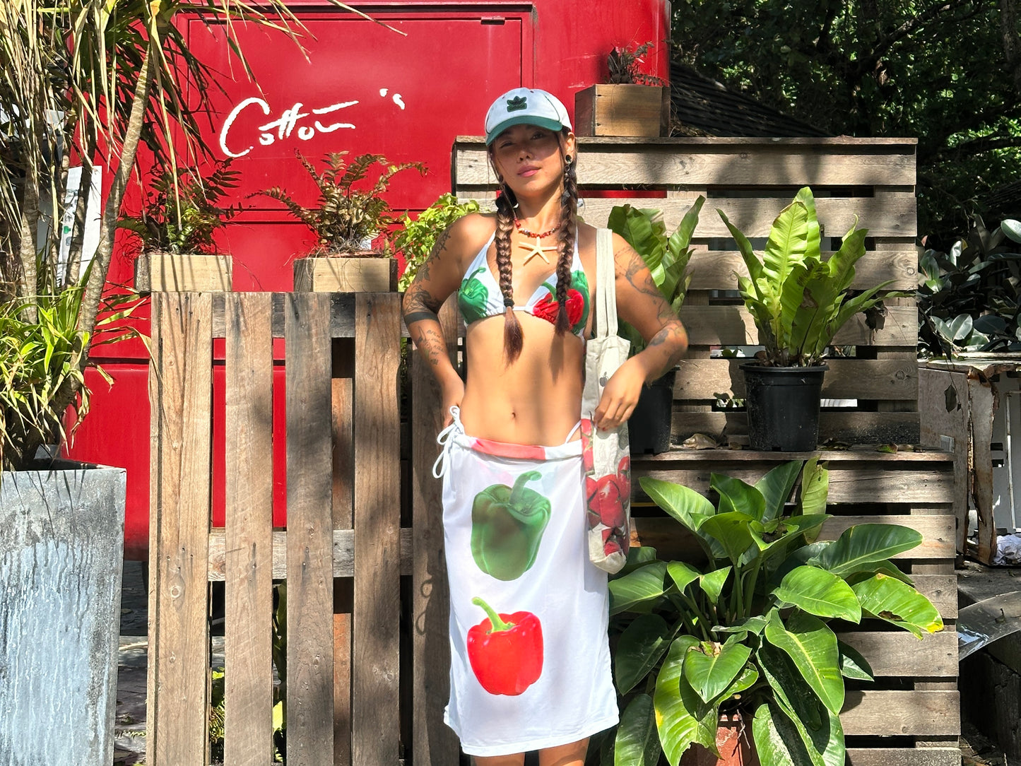 ペッパーポップ 3ピースビキニセット Pepper Pop 3-Piece Bikini Set