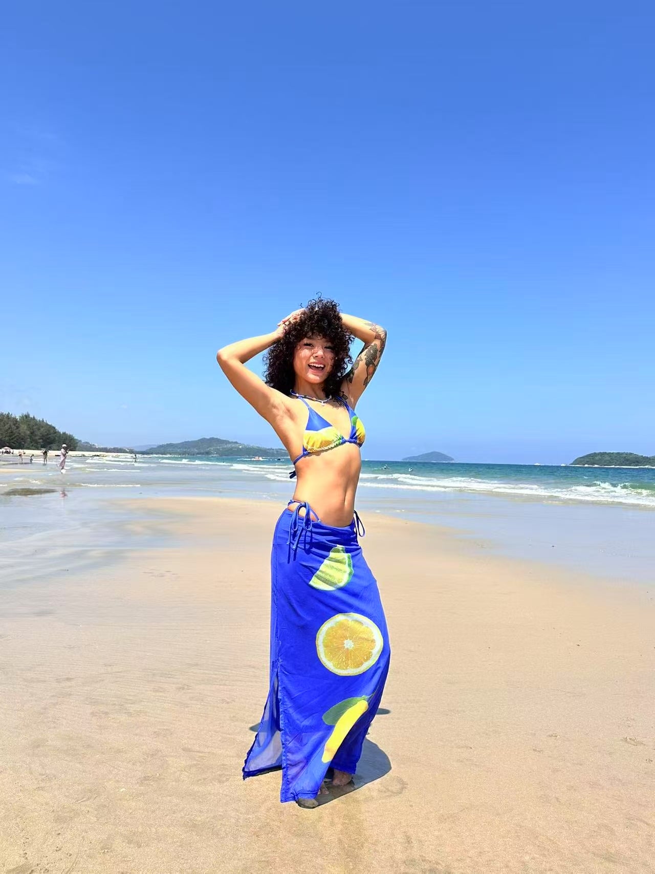 ライム&レモン 3ピース ビキニセット 3 piece Lime and Lemon Bikini Set