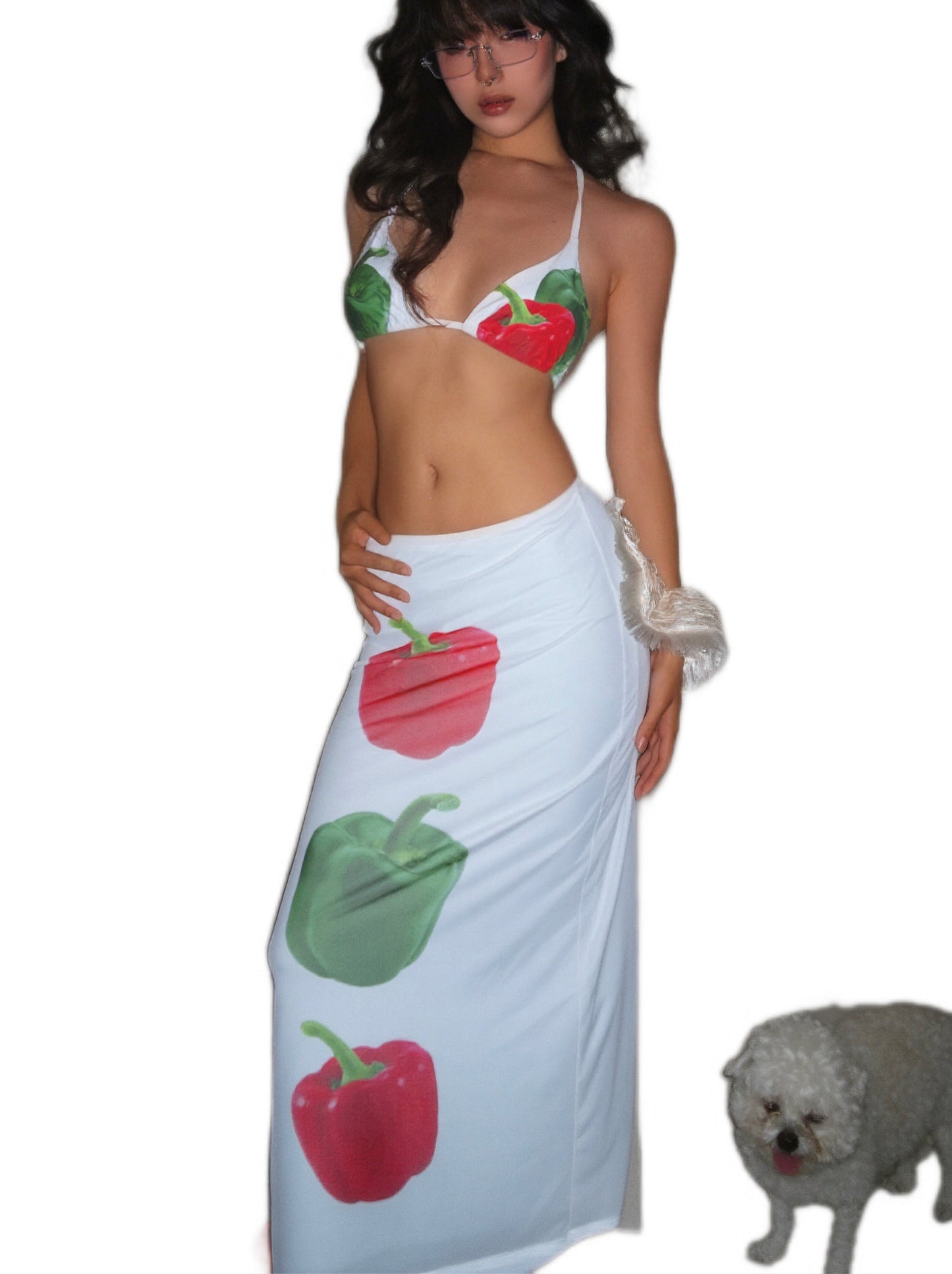 ペッパーポップ 3ピースビキニセット Pepper Pop 3-Piece Bikini Set