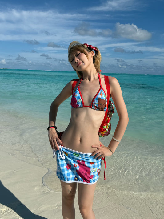 ピクニックパルズ ブルー ビキニセット Picnic Pals Blue Bikini Set