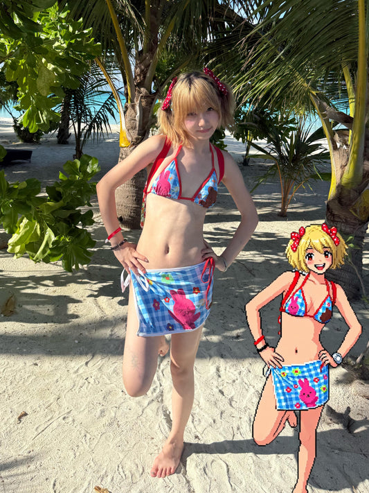 ピクニックパルズ ブルー ビキニセット Picnic Pals Blue Bikini Set